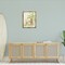 Stupell Industries Palm Tree River's Edge Floater Framed Canvas Wall Art Design by June Erica Vess